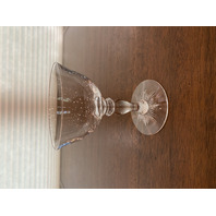 STUNNING SET(3) VTG HAWKES Crystal ALLEGRO Champagne Glasses SIGNED 4.75"H