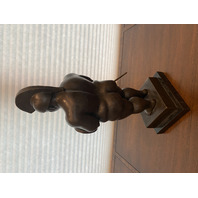 LARGE/HEAVY FERNANDO BOTERO Nude Roman Warrior Art Bronze Sculpture SIGNED 19"H