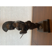 LARGE/HEAVY FERNANDO BOTERO Nude Roman Warrior Art Bronze Sculpture SIGNED 19"H