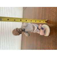 VTG NAO By LLADRO BOY ON PHONE W/ DOG & TEDDY BEAR Figurine #1044 W/BOX 7.25"H