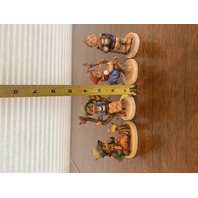 4 VTG Goebel Hummel Figurines #142 3/0, 141 3/0,  16 2/0, 63, GERMANY