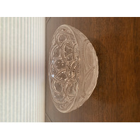 STUNNING VTG LALIQUE Frosted PINSONS Bird Etched Crystal Bowl SIGNED 9.25"W