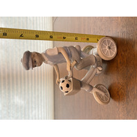 VTG Lesser & Pavey LEONARDO COLLECTION Boy On Bike Glossy Figurine 7"H