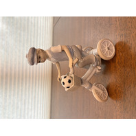 VTG Lesser & Pavey LEONARDO COLLECTION Boy On Bike Glossy Figurine 7"H
