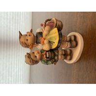 VTG LARGE Hummel "TO MARKET" Figurine #49/I , 6.25"H, W.GERMANY TMK6