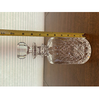 STUNNING VTG WATERFORD Crystal KELSEY Spirit Decanter W/Stopper SIGNED 9.5"H