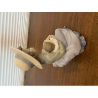 VTG NAO By LLADRO A SISTERS LOVE Glossy Porcelain Figurine #1390 8.75"H RETIRED