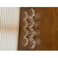 STUNNING SET(8) VTG WATERFORD Crystal SHEILA Tall Sherbet Glasses SIGNED 4.75"H