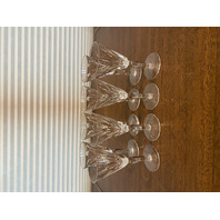 STUNNING SET(8) VTG WATERFORD Crystal SHEILA Sherry Glasses SIGNED 5.5"H