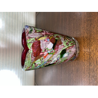 STUNNING AVeM Bizantino Multicolored Millefiori Art Glass Vase 7.75"H ITALY