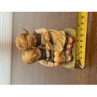 VTG Goebel Hummel THE SMART LITTLE SISTER Figurine #346, 5.5"H, W.GERMANY TMK3