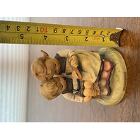 VTG Goebel Hummel THE SMART LITTLE SISTER Figurine #346, 5.5"H, W.GERMANY TMK3