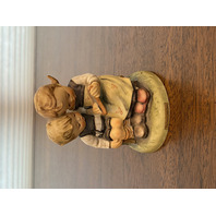 VTG Goebel Hummel THE SMART LITTLE SISTER Figurine #346, 5.5"H, W.GERMANY TMK3