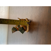 VTG Goebel Hummel SINGING LESSON Figurine #63, 3.25"H, GERMANY TMK2 FULL BEE
