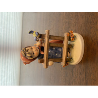 VTG Goebel Hummel SIGNS OF SPRING Figurine #203/1, 4.75"H, W.GERMANY TMK5