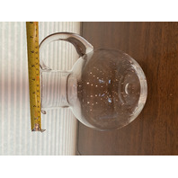 STUNNING VTG Tiffany & Co Clear Crystal Refresher Water Pitcher 8.75"H