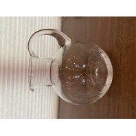 STUNNING VTG Tiffany & Co Clear Crystal Refresher Water Pitcher 8.75"H