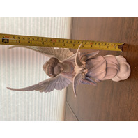 STUNNING VTG LLADRO ANGEL OF PEACE Glossy Porcelain Figurine #6131 12"H RETIRED
