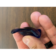 GORGEOUS VTG LALIQUE Crystal Cobalt Blue Fish Paperweight SIGNED 2"L FRANCE