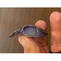 GORGEOUS VTG LALIQUE Crystal Light Purple Fish Paperweight SIGNED 2"L FRANCE
