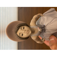 VTG LLADRO DAISY Glossy Porcelain Girl In Dress Figurine #6274 7"H SPAIN