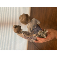 VTG LLADRO ONE TWO THREE Glossy Porcelain Figurine #5426 10.25"HH SPAIN