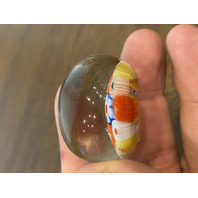 BEAUTIFUL VTG Mini Multicolored Millefiori Art Glass Paperweight 1.5"H