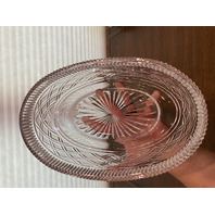 STUNNING LARGE Waterford Crystal TRADITIONAL Oval Centerpiece Bowl 11.75"L