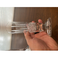 BEAUTIFUL VTG WATERFORD Crystal GLENMEDE Pilsner Glasses SIGNED 9"H PAIR