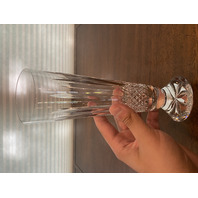 BEAUTIFUL VTG WATERFORD Crystal GLENMEDE Pilsner Glasses SIGNED 9"H PAIR