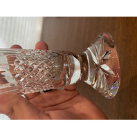 BEAUTIFUL VTG WATERFORD Crystal GLENMEDE Pilsner Glasses SIGNED 9"H PAIR