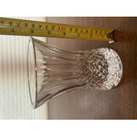 BEAUTIFUL VTG Waterford Crystal Flower Vase 6"H SIGNED