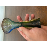 BEAUTIFUL VTG Multicolored Liuligongfang Chinese Art Glass Vase 5.75"H