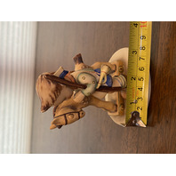 RARE VTG Goebel Hummel BATTLE BEFORE PRAYER Figurine #20 4.25"H, TMK2 FULL BEE