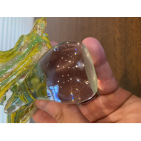 SET OF 3 BEAUTIFUL  Multicolored PIER 1 Imports Art Glass Butterfly Figurines