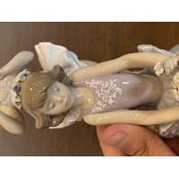 VTG LLADRO FIRST BALLET Glossy Porcelain Figurine #5714 8"H SPAIN
