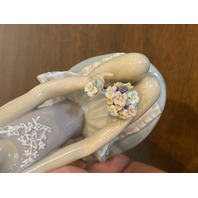 VTG LLADRO FIRST BALLET Glossy Porcelain Figurine #5714 8"H SPAIN