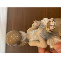 VTG LLADRO FIRST BALLET Glossy Porcelain Figurine #5714 8"H SPAIN