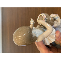 VTG LLADRO FIRST BALLET Glossy Porcelain Figurine #5714 8"H SPAIN
