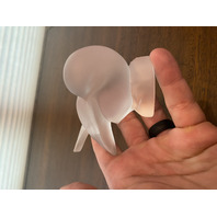 STUNNING VTG LALIQUE Crystal Frosted Moineau Croquet Bird Figurine 4.5"L SIGNED