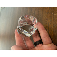 STUNNING VTG STEUBEN Crystal Eagle Art Glass Paperweight W/BOX/BAG SIGNED 2.75"L