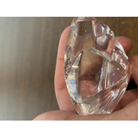 STUNNING VTG STEUBEN Crystal Eagle Art Glass Paperweight W/BOX/BAG SIGNED 2.75"L