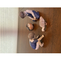 SET(4) VTG BING & GRONDAHL Porcelain Figurines #1636, 2127, 1902, 2266