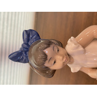 VTG NAO By LLADRO MY LOVELY LION Glossy Porcelain Figurine #1287 9.25"H