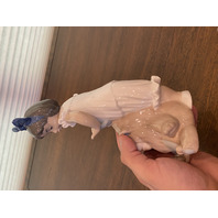 VTG NAO By LLADRO MY LOVELY LION Glossy Porcelain Figurine #1287 9.25"H
