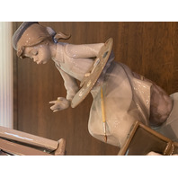 VTG LLADRO STILL LIFE Joven Pintora Artist At Easel Glossy Figurine #5363 6.75"H