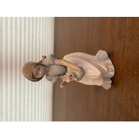 VTG NAO By LLADRO TULIP TIME Glossy Porcelain Figurine 8.25"H SPAIN