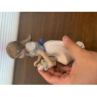 VTG NAO By LLADRO TULIP TIME Glossy Porcelain Figurine 8.25"H SPAIN