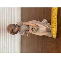 VTG NAO By LLADRO TULIP TIME Glossy Porcelain Figurine 8.25"H SPAIN