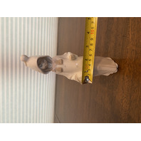 VTG LLADRO SHEPHERDDESS WITH BASKET Glossy Porcelain Figurine 8.5"H SPAIN